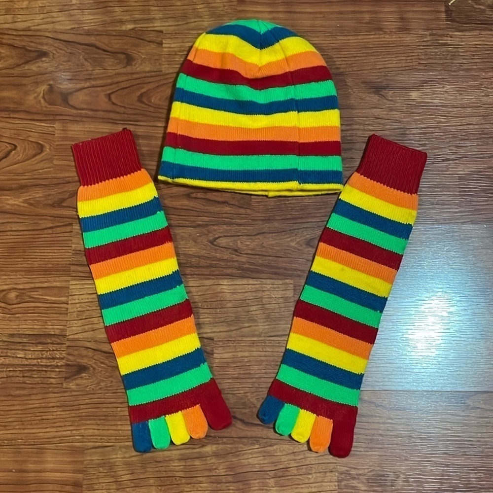 Kids Beanie & Long Gloves